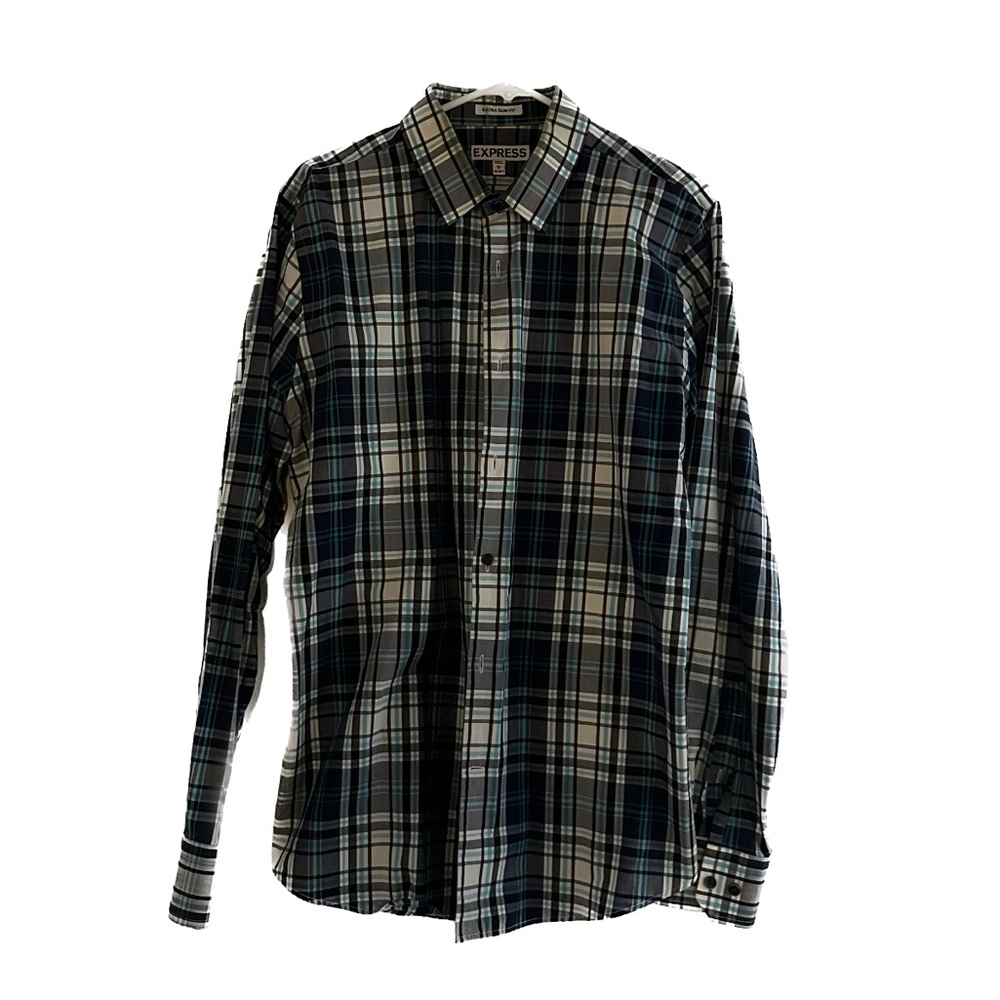 Express plaid dress shirt